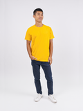 T-Shirt เสื้อยืด (Apricot, สีเหลืองเข้ม)(Unisex)