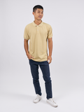 Polo Shirt เสื้อโปโล (Khaki, สีกากี)(Unisex)