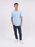 Polo Shirt เสื้อโปโล (Light Blue, สีฟ้าอ่อน)(Unisex)