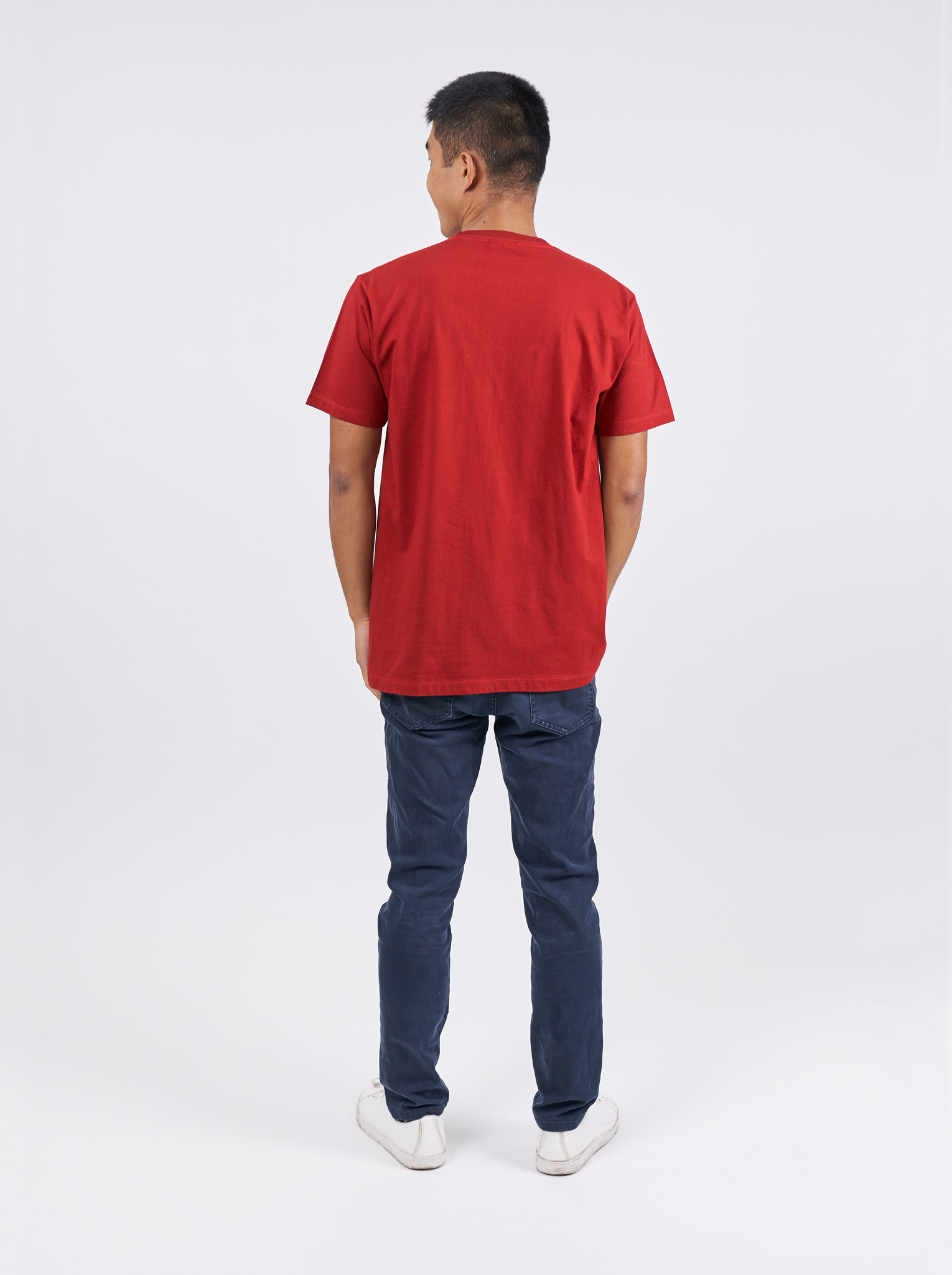 T-Shirt เสื้อยืด (Cherry Red, สีแดงเข้ม)(Unisex)