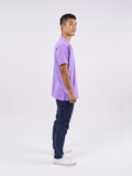 Polo Shirt เสื้อโปโล (Purple, สีม่วง)(Unisex)