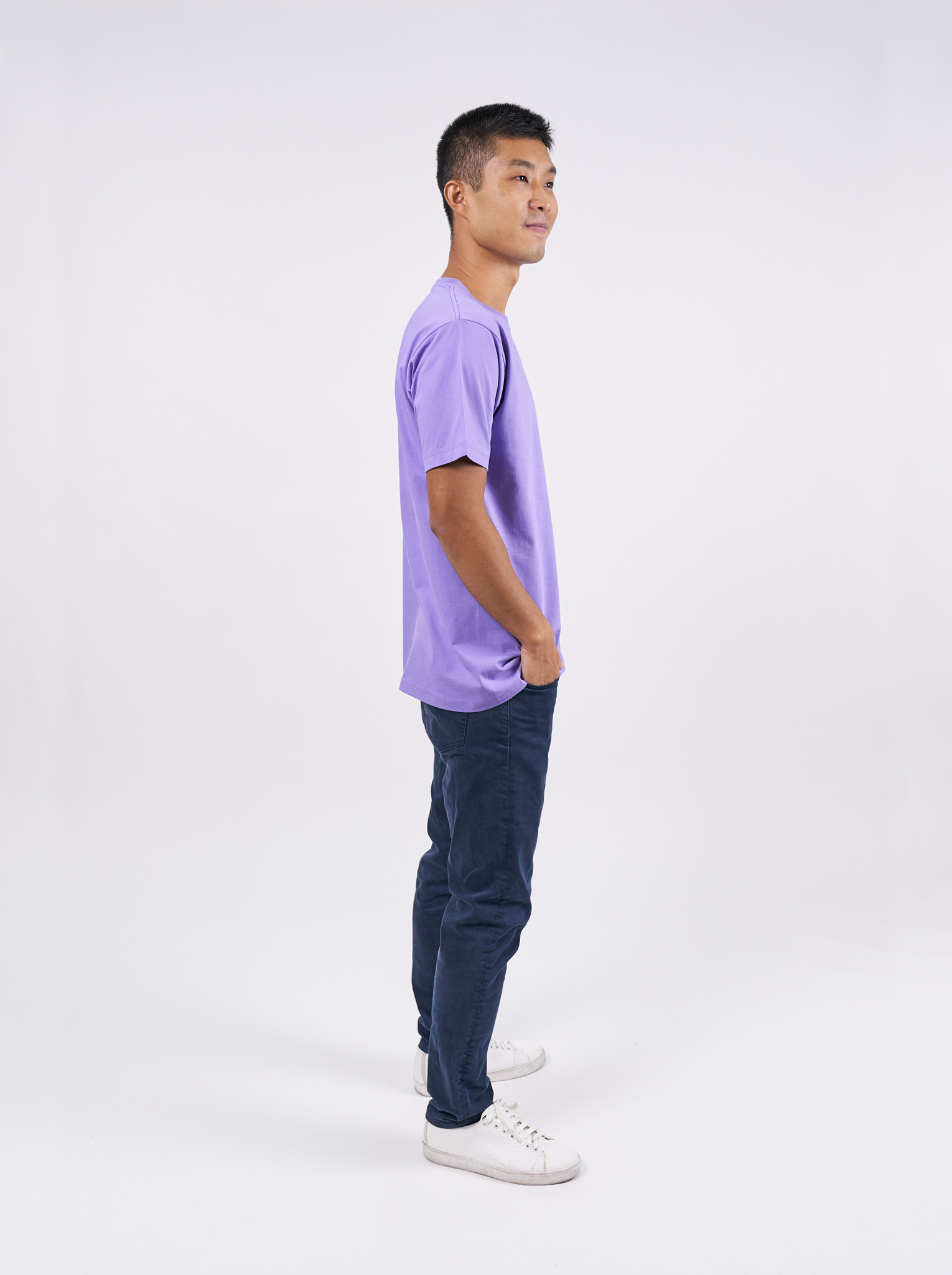 T-Shirt เสื้อยืด (Purple, สีม่วงอ่อน)(Unisex)