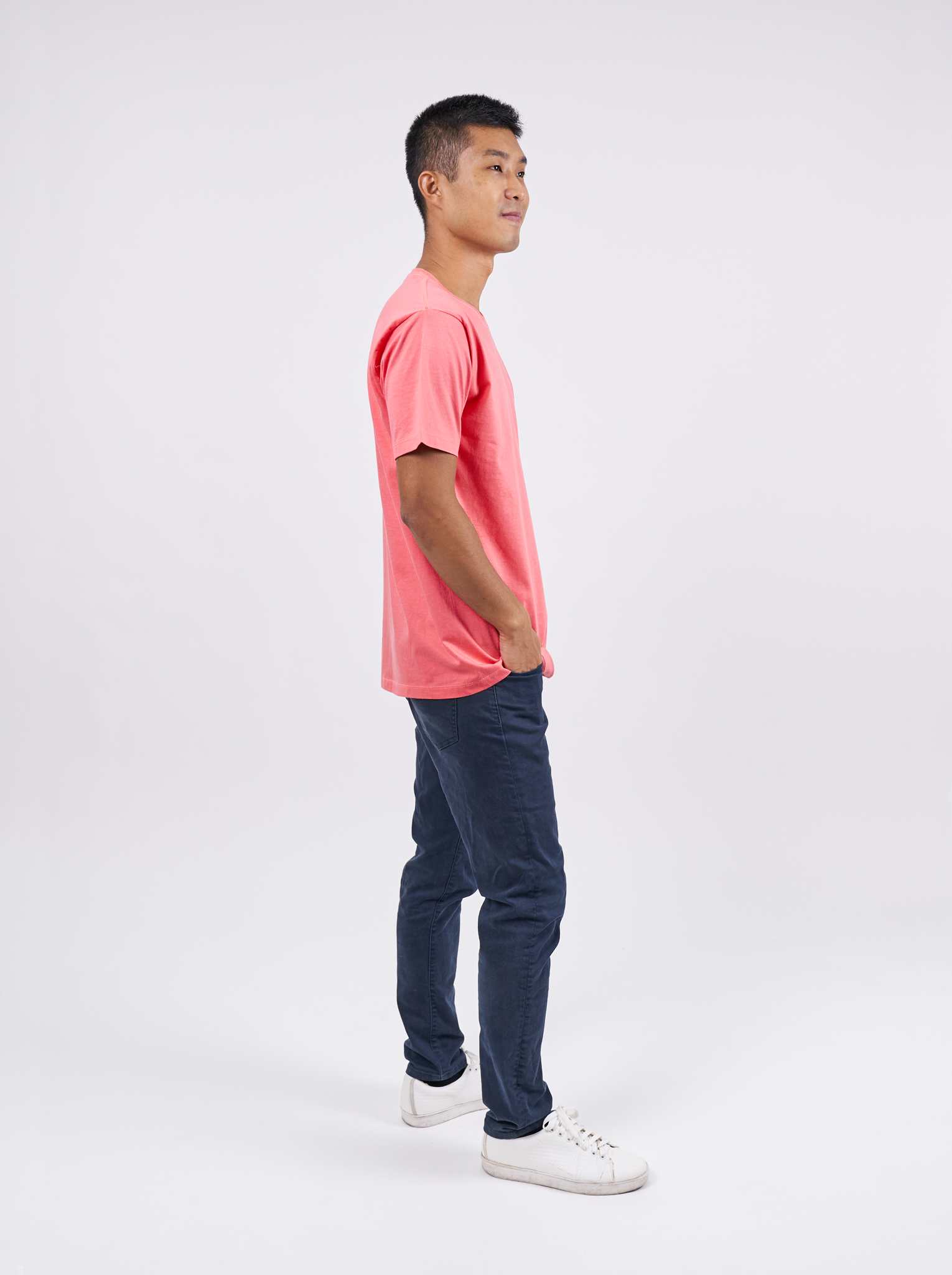 T-Shirt เสื้อยืด (Pink, สีชมพู)(Unisex)