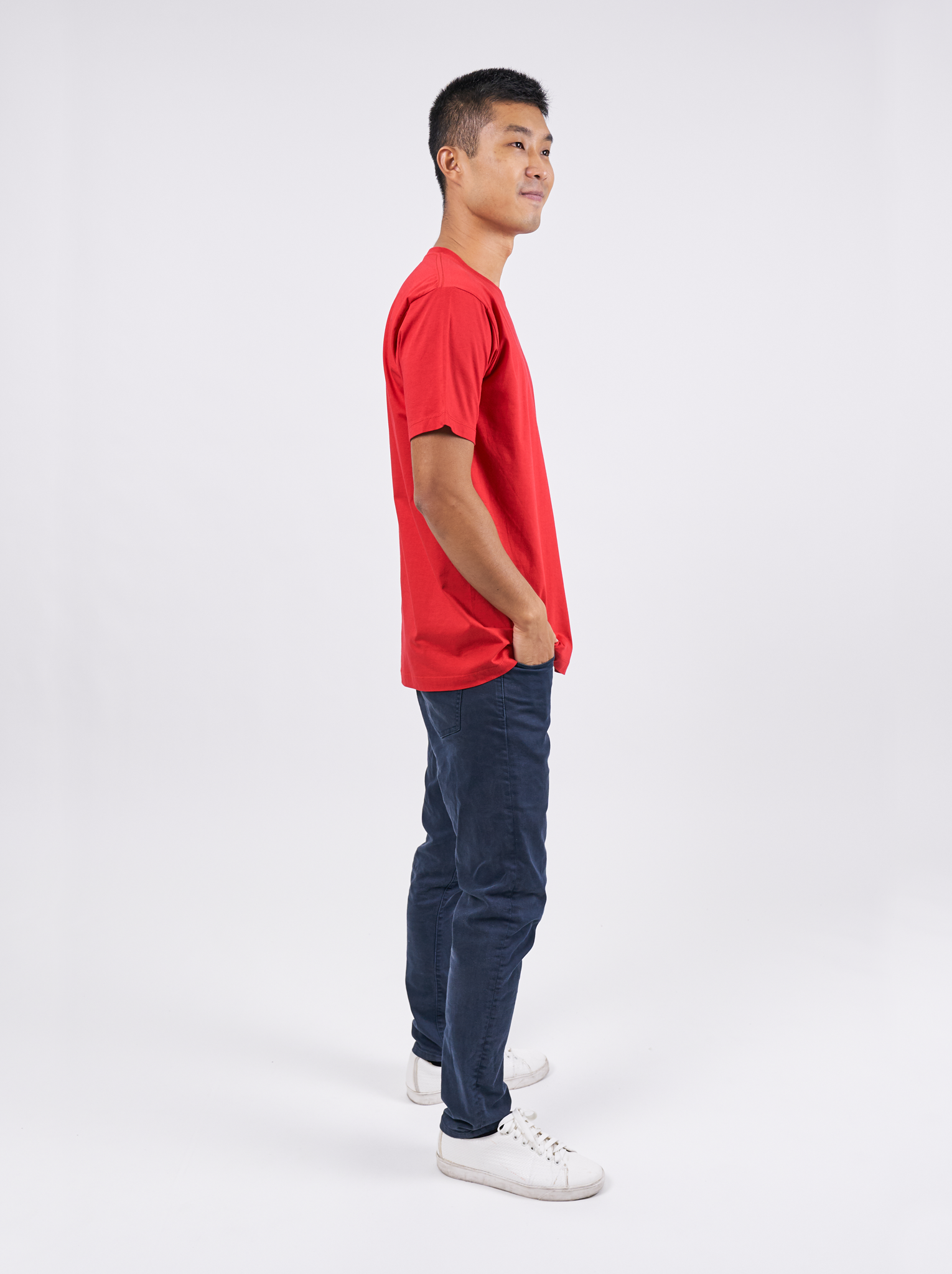 T-Shirt เสื้อยืด (Red, สีแดง)(Unisex)