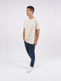 T-Shirt เสื้อยืด (Beige, สีครีม)(Unisex)