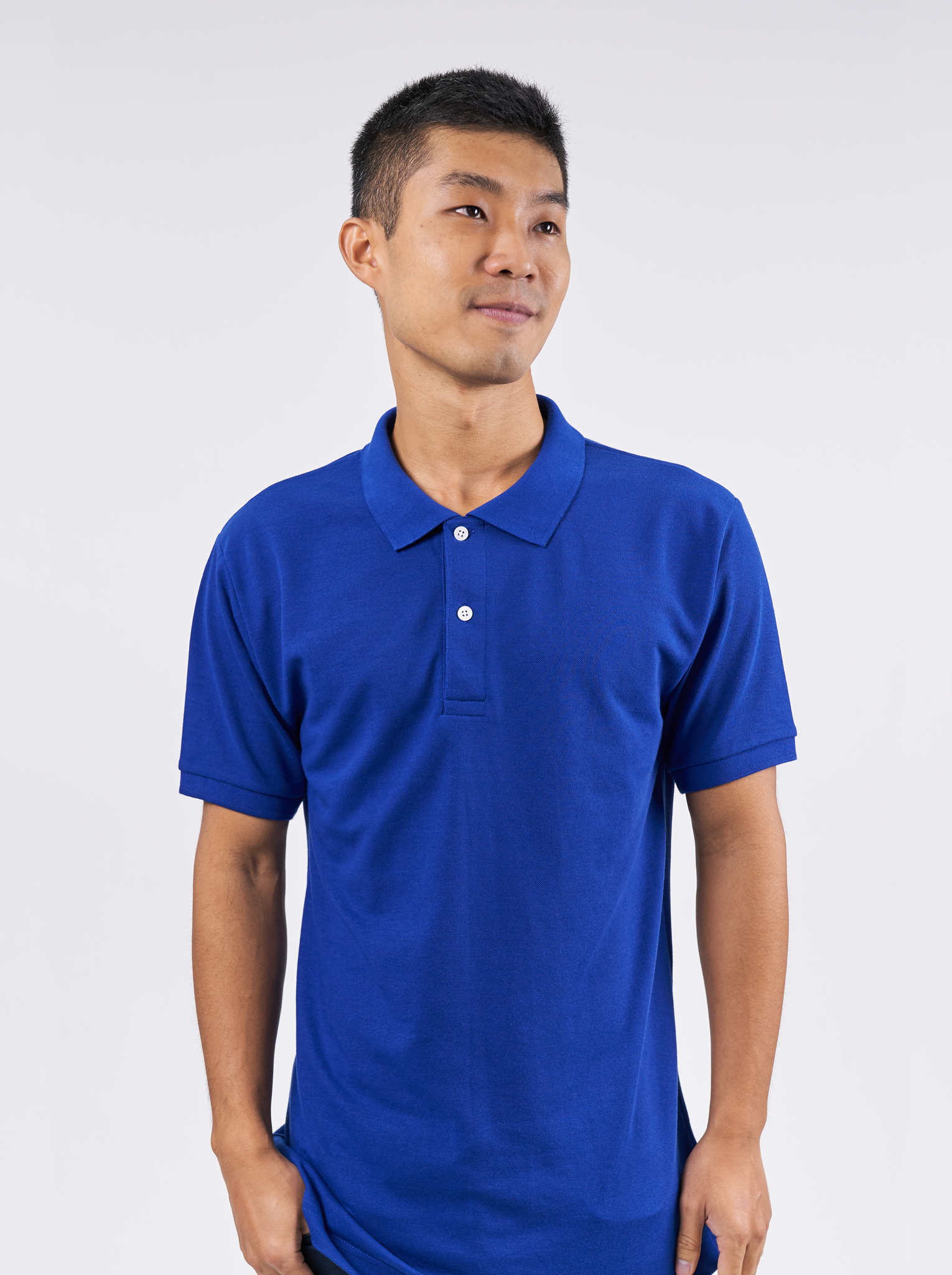 Polo Shirt เสื้อโปโล (Dark Blue, สีน้ำเงินเข้ม)(Unisex)