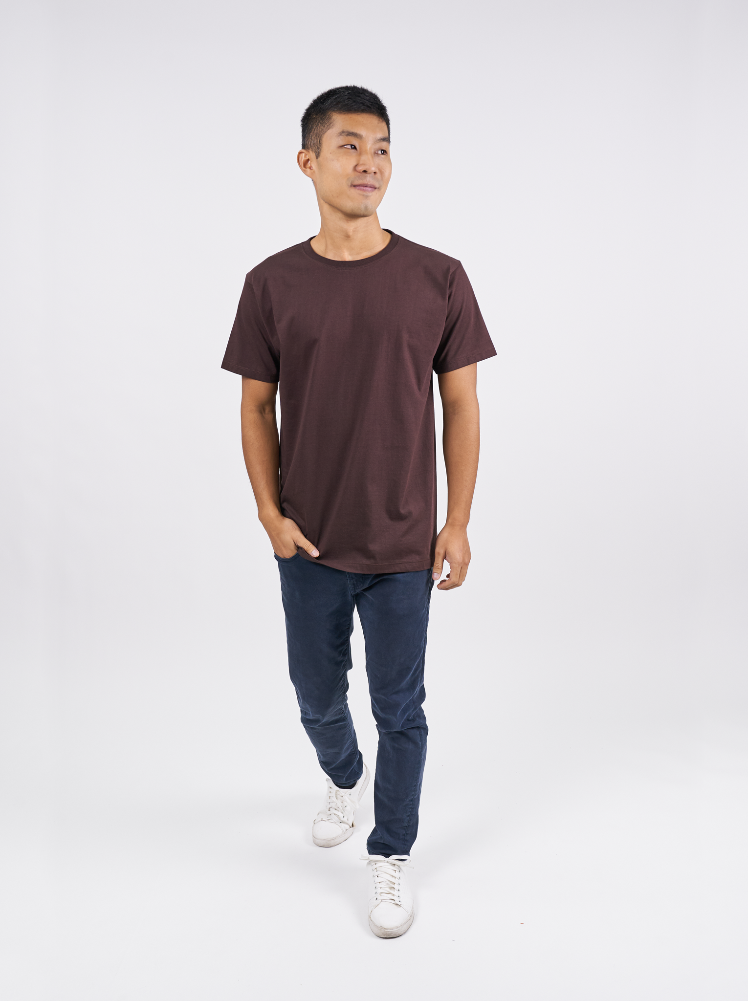 T-Shirt เสื้อยืด (Brown, สีน้ำตาล)(Unisex)
