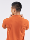 Polo Shirt เสื้อโปโล (Carrot, สีส้มแครอท)(Unisex)