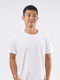 T-Shirt เสื้อยืด (White, สีขาว)(Unisex)