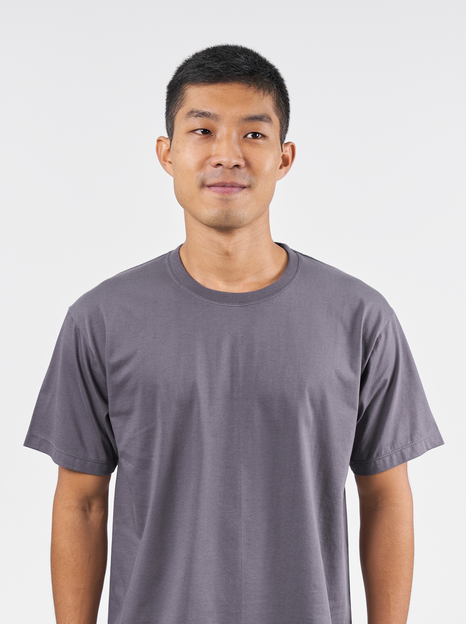 T-Shirt เสื้อยืด (Dark Grey, สีเทาเข้ม)(Unisex)