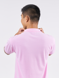 Polo Shirt เสื้อโปโล (Pink, สีชมพู)(Unisex)