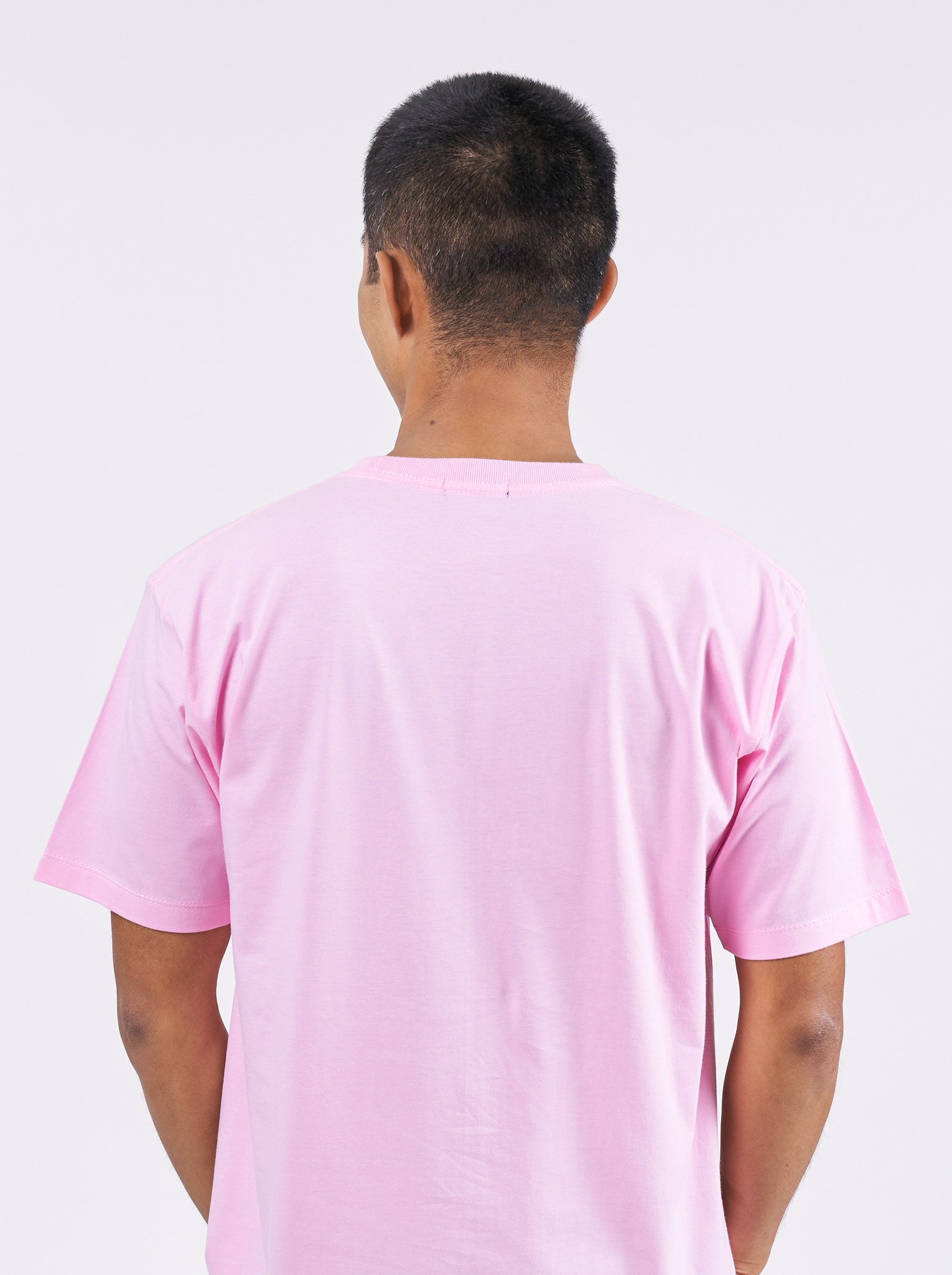 T-Shirt เสื้อยืด (Light Pink, สีชมพูอ่อน)(Unisex)