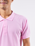 Polo Shirt เสื้อโปโล (Pink, สีชมพู)(Unisex)