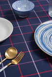 Han&Co. Table Cloth – Oxford Checked ผ้าปูโต๊ะ ผ้าคลุมโต๊ะ สี Oxford Checked HCTBC12