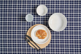 Han&Co. Table Cloth – Blue Gingham ผ้าปูโต๊ะ ผ้าคลุมโต๊ะ สี Blue Gingham HCTBC04