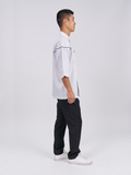 Basic Fit Short Sleeve Chef เสื้อเชฟเบสิคแขนสั้น (White, สีขาว)