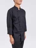 Double Breasted Long Sleeve Chef เสื้อเชฟกระดุมสองแถว (Black, สีดำ)
