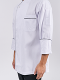 Basic Fit Long Sleeve Chef เสื้อเชฟเบสิค (White, สีขาว)